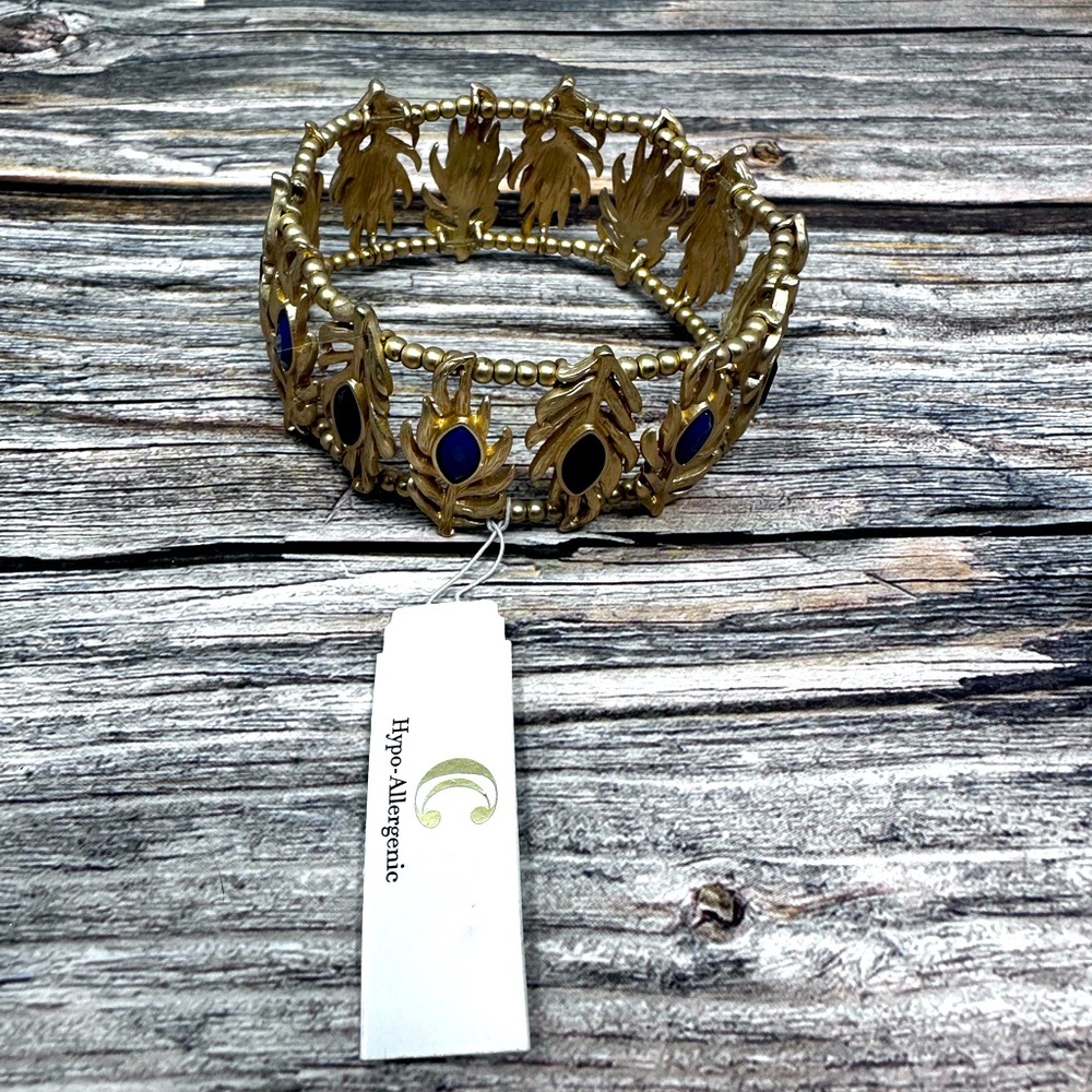 Blue And Navy Crystal Medium Bracelet NWT​